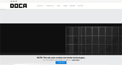 Desktop Screenshot of doca.es