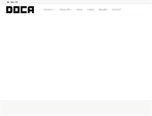 Tablet Screenshot of doca.es